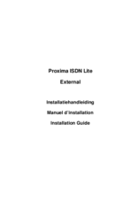 Bausch Datacom Proxima ISDN Lite Installation Manual
