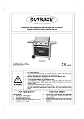 Outback Spectrum 2 Burner Assembly And Operating Instructions Manual