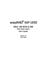 Easyraid X6P U3R2 User Manual