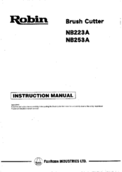 Robin NB253A Instruction Manual