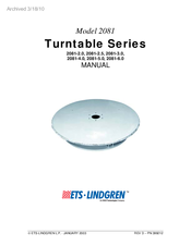 ETS-Lindgren 2081-3.0 Manual