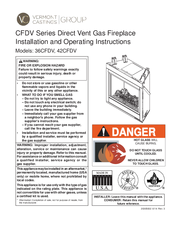 Vermont Castings 36CFDVPI Installation And Operating Instructions Manual