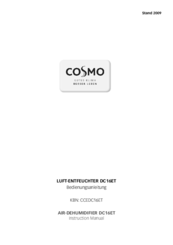Cosmo DC16ET Instruction Manual