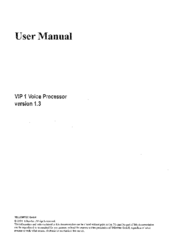 Yellowtec VIP 1 User Manual