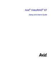 Avid Technology VideoRAID ST Setup And User Manual