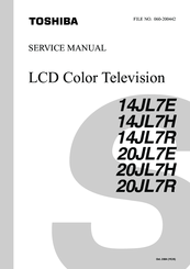 Toshiba 14JL7E Service Manual