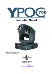 German Light Products YPOC 700 Instruction Manual