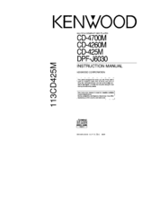 Kenwood CD-425M Instruction Manual