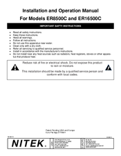Nitek EtherStretch ER8500C Installation And Operation Manual