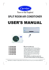 Carrier LUVH045N User Manual