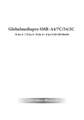Globalmediapro SMR-A4 Operation Manual