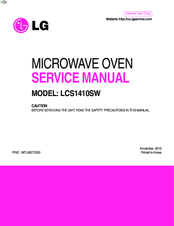 LG LCS1410SW Service Manual