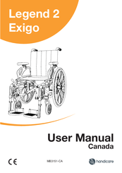 Handicare Legend 2 Exigo User Manual