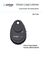 Univox 230453 User Manual