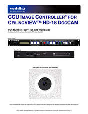 VADDIO CCU Image Controller Manual