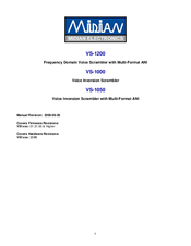 Midian VS-1200 Manual