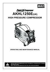 Max Power Life AKHL1250E Operating And Maintenance Manual