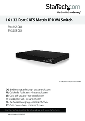 StarTech.com ENTERPRISE CLASS SV1653DXI Instruction Manual