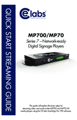 CE Labs MP700 Quick Start Manual