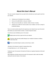 Compal PCM10 User Manual