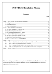 KWorld DVB-T PE360 Installation Manual