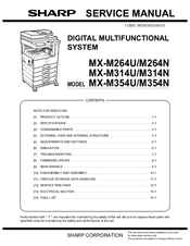 Sharp Mx M354n Manuals Manualslib
