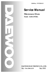 Daewoo KOR-1P55BA Service Manual