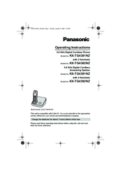 Panasonic KX-TG4382NZ Operating Instructions Manual