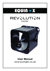 Equinox Systems Revolution EQLED80 User Manual