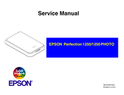 Epson 1250 - Perfection Photo Flatbed Scanner Service Manual