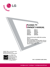 LG 50PG30C Owner's Manual
