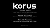 Korus V600L Series Owner's Manual