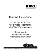 Ada PTM-6150 Operation & Installation Manual