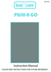 Love N Care PUSH-N-GO BP 9791 Instruction Manual