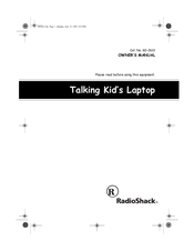 Radio Shack Talking Kid's Laptop Owner's Manual