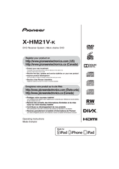 Pioneer X-HM21 V-K Operating Instructions Manual