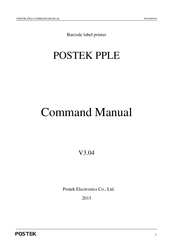 Postek PPLE Command Manual