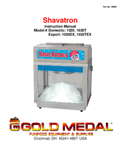 Gold Medal Shavatron 1020TEX Instruction Manual