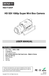 Okina HD21T-8AVF User Manual