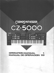 Casio CZ-5000 CosmoSynthesizer Operation Manual