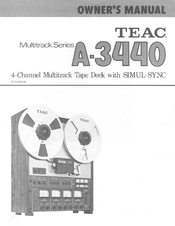 Bedienungsanleitung-Operating Instructions für Teac A-3340 S 