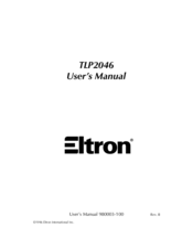Eltron TLP2046 User Manual
