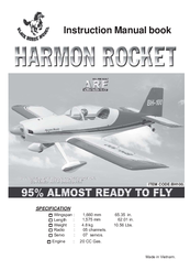 Black Horse Model Harmon Rocket BH100 Instruction Manual Book