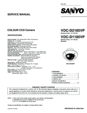 Sanyo VDC-D2185VP Service Manual
