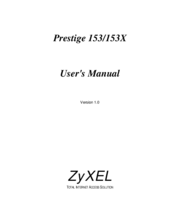 ZyXEL Communications PRESTIGE 153X User Manual