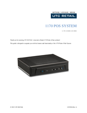 UTC RETAIL 1170 User Manual