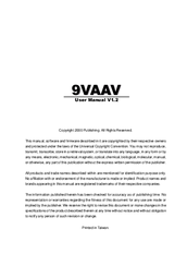Fastfame 9VAAV User Manual