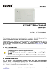 bolid S2000-SP1 ORION ISS Installation Manual