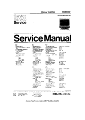 Philips CM8833 Service Manual