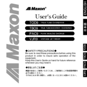 Maxon TOD9 User Manual